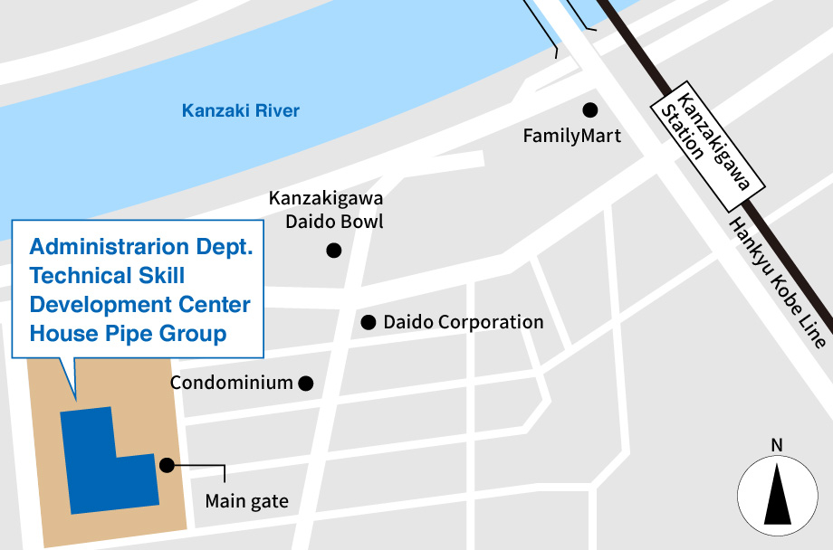 Map of Technical Skill Development Center