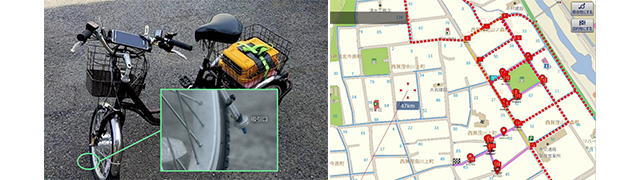 record and output of the inspected route